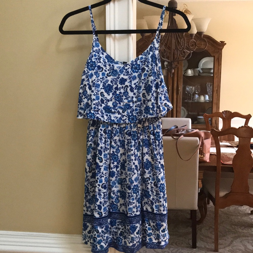 Flowery Blue Summer Dress!!!! YAS HUNNY